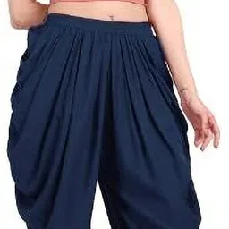 aneeka Viscose Rayon Solid Patiala image 4