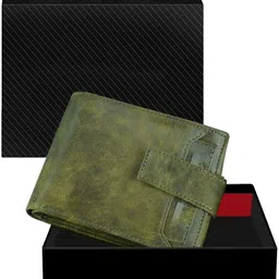 kwisinecart Men Casual, Evening/Party, Formal Green Artificial Leather Wallet-picture-15