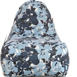 txor XXL Hackey Cotton Canvas Floral Printed Bean Bag Chair With Bean Filling-picture-17
