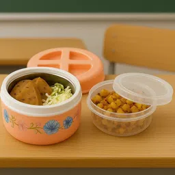 cheshta Lunch Box 1000ML 2 Containers Lunch Box-picture-38