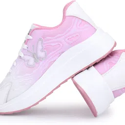 zixer Women's Butterfly Sneakers | Lightweight, Comfortable Casual Lace-Up Shoes Sneakers For Women image 4