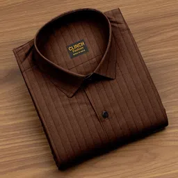 rugrix Men Regular Fit Self Design Spread Collar Casual Shirt-picture-18