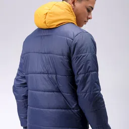 the indian garage co. Men Colorblock Quilted Jacket image 2