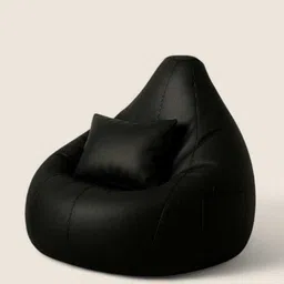 shop 24 care XXXL Bean Bag Chair with Cushion & Pocket | Premium Leatherette, Ergonomic Design Bean Bag Chair With Bean Filling-picture-20