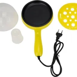 2 in 1 Electric Non-stick Frying Pan with Steam Boiler Egg Cooker-image-26