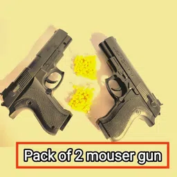 n k hol P-729 pack of 2 mouser gun real action toy for kids with extra bullets Guns & Darts-picture-17