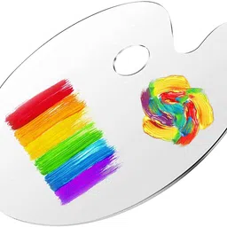 artistery Acrylic Paint Clear Art Oval Palette for Adults & Kids 12x8" 1 Paint Wells Palettes-picture-44