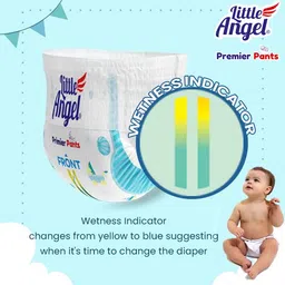 little angel Premier Baby Diaper Pants (3x 28 Pcs) - M image 4