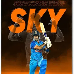 craft advertising Suryakumar Yadav1 Digital reprint examination pad school collage Size 14x10 inch image 2
