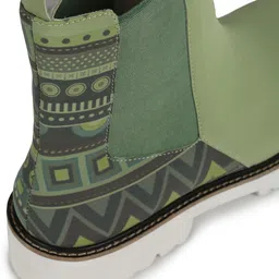 yoho Women Digital Printed Boots | Lightweight & Trendy | Stylish & Comfortable Boots For Women image 5