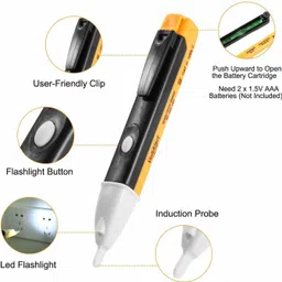 atozshop11 Non-Contact AC Voltage Tester Alert Pen Volt Test Meter Detector Sensor 90~1000V Analog Voltage Tester image 4