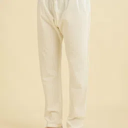 diwas by manyavar Men's Cotton Solid Churidar (1pc) Men Pyjama image 2