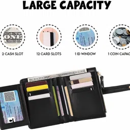 elios Casual, Party Black Clutch image 3