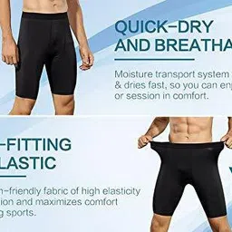 readme Solid Men Black Tights image 4