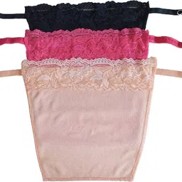 Women Black, Pink, Multicolor Mock Camisole-image-5
