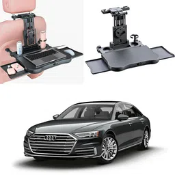 oshotto (FT-10) Car Backseat Laptop Food Tray Desk & Storage Drawers For Audi A8 Cup Holder Tray Table-picture-14