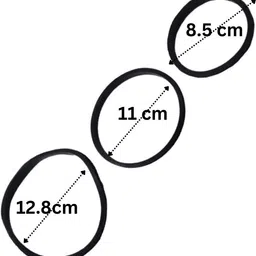 aruyir Mixer Grinder Jar Lid the Pack Inside Small8.5cm,Medium11cm, Big Gaskets12.8cm Mixer Jar Gasket image 2