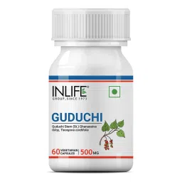 INLIFE Guduchi Giloy (Tinospora Cordifolia) Stem Extract Immunity Boosters for Adults Supplement, 500mg – 60 Vegetarian Capsules-image-10