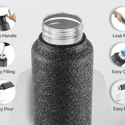 houseasify 1000 ml Stainless Steel Bottle image 3