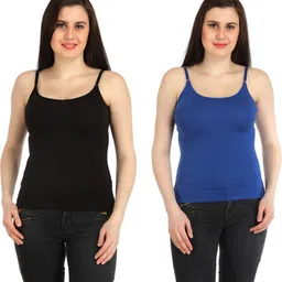 splash Women Dark Blue, Black Camisole-picture-30
