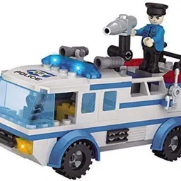 rvm toys 368 Pcs City Police Station Building Block Game Set Construction for Kids image 4