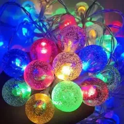 pbbs 15 LEDs 4 m Multicolor Color Changing, Flickering, Steady Ball Rice Lights image 3
