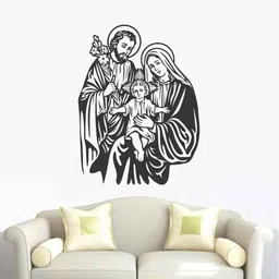 azan creation 45 cm Jesus and marry Wall sticker & Mural sticker Size - 45x58cm Self Adhesive Sticker-picture-43