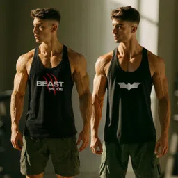 zenfit Pack of 2 Polyester Fabric Gym Vest (Pack of 2) Men Vest-picture-24