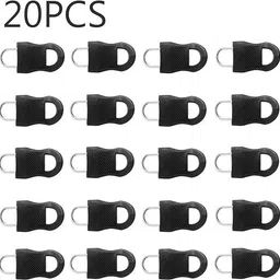marmoris ecom 20 Pcs Zipper Pulls, Universal Detachable Zipper Puller for Bags, Coat, Purses Zipper Pull image 1