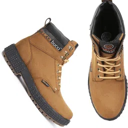 bacca bucci Moto Inspired SCOTT 4-Eye Combat Boots Boots For Men image 4