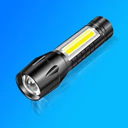 regals choice Multi-Mode LED Torch Long Range Rechargeable Mini Flashlight 5 hrs Torch Emergency Light image 3