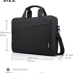 onego Men & Women Black Messenger Bag image 3