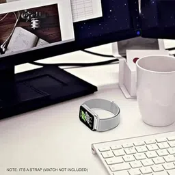 Connexa Magnetic Metal Strap for Fit 3 – Premium Adjustable Magnetic Loop Band Smart Watch Strap image 5