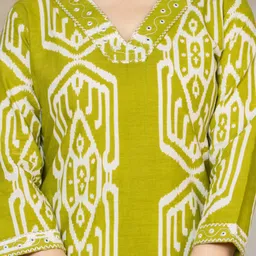 prisca Women Pure Cotton Kurta Pant Set image 4