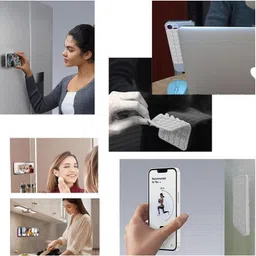 Clickcase Double Sided Suction Phone Grip For All iphones/Android Smart Phone's Mobile Holder image 5