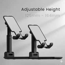 EVERSYS FlexiView 360 Adjustable Tabletop Stand with Height Adjustment, Anti-Skid Base Mobile Holder image 2