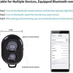 NIIKUEnt Bluetooth Photo Shutter and Clicker High Quality Bluetooth Remote Controller Camera Remote Control image 5