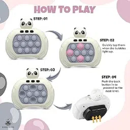 my baby love a perfect care Fast Push Bubble Game, Pop Fidget Light Up Handheld Game Toys image 2