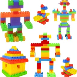 kashh Building Blocks Toy Set for Kids (Educational & Creative Play, 90+ Pieces) image 2