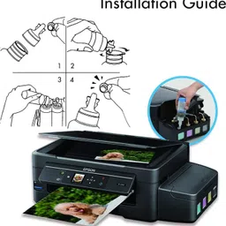 tequo T673 Refill Ink Compatible for Epson L801,L805,L1800,L800,L810,850,1300 Printers Black + Tri Color Combo Pack Ink Toner image 3