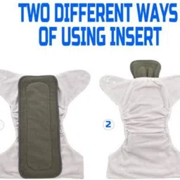 wahhson Premium 5 Layers Bamboo Fibre Charcoal Reusable Diaper Inserts for Newborn Baby image 5