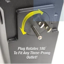 khodal Adjustable Timer Portable Plug-In Digital 400 Watt Electric Heater Fan Fiber Board Room Heater image 3