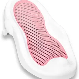 Baby Comfortable Anti Skid Base Smart Clean Foldable Bath Tub Bather-image-2