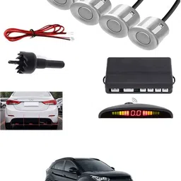 peeps store Universal 4 Silver Reverse Parking Sensor-PS25N53 Universal 4 Silver Reverse Parking Sensor-PS25N53 Parking Sensor-picture-38