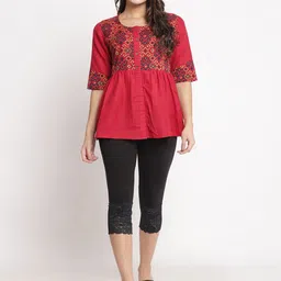 bamboo breeze Women Multicolor Capri image 4