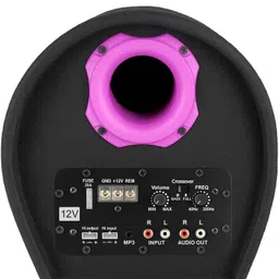 zessqaa ZQ-1001BST-Pink 10 Inch Car Subwoofer Tube with Inbuilt 5200W Amplifier Subwoofer image 3