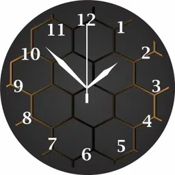 radhe custom arts Analog 10 cm X 25 cm Wall Clock-picture-12