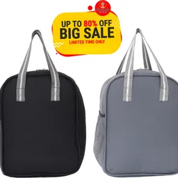 diamodis fashion New Trendy Hiquality All Age 2 Combo Lunch bag Tiffin bag Keep Food Hot and Warm Waterproof Lunch Bag image 2