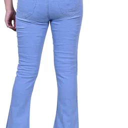 jovs hil Women Skinny Mid Rise Light Blue Jeans image 2