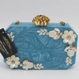 nsh Party Blue Clutch image 1